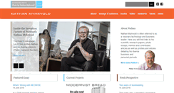 Desktop Screenshot of nathanmyhrvold.com
